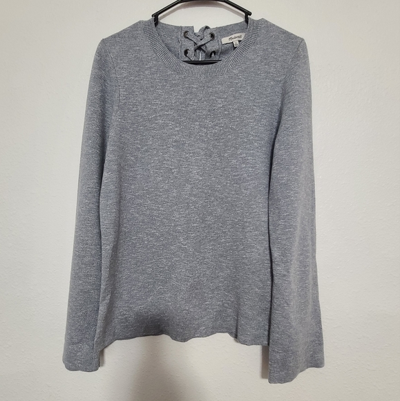 Madewell lace back pull over sweater - Picture 5 of 12